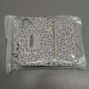 for iPhone 16 Plus Wallet Case for Women,Zipper Pocket,PU Leather Phone Case Stand flip Cover Crossbody Lanyard Strap Zipper Credit Card Holder Slots for Apple 16 Plus,White Leopard