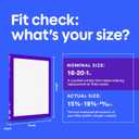 Filtrete 16x20x1 Air Filter, MERV 12, MPR 1500, Allergens, Bacteria & Viruses, 3-Month AC and Furnace Filters, Cleaner Air, Reliable Airflow, 4 HVAC Filters (Actual Size 15.62 x 19.62 x 0.78 in)