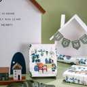 2 x WRAPAHOLIC Kraft New Home Wrapping Paper Roll - Mini Roll - 17 Inch x 33 Feet - Happy New Home Design, Perfect for Birthday, Party, Holiday