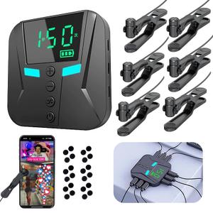 STRONGBERRY Auto Clicker with 6pcs Click Heads for iPhone iPad, Phone Screen Tapper for Android IOS, Simulated Finger Continuous Clicking, Adjustable Phone Clicker for Gaming, Live Broadcasts Likes, Lightning Deal, Reward Tasks, Adjustable with 50 Clicks per Second, Ultra-Slow Mode