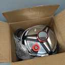 T-fal Clipso Stainless Steel Pressure Cooker, 6.3 Quart, Induction Cookware, Secure Locking System, One Hand System, Recipe Book Included, Pots and Pans, Kitchen, Silver