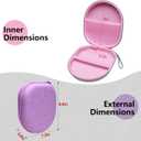 Headphone Headset Case Compatible with Tune 510BT/Soundcore by Anker Life Q20 Q30/BERIBES/KVIDIO/Sony Wireless On-Ear Headphones, Pink