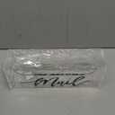 MyGift Premium Clear Acrylic Mail Holder with Decorative Black Cursive Mail Label, Modern Wall Mounted or Tabletop Mailbox, Letter Storage Organizer Box