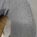 TOROKOM Breast Pillow for Massage, Massage Bolster Face Down Pillow for Sleeping Washable Soft Head Cushion and Chest Cushion for SPA Home Gray (Grey)