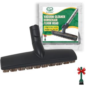 EZ SPARES Replacement of SBB Parquet Anti-Collision Smooth Floor Brush with Horsehair for Miele Vacuum Cleaner 35mm 1 3/8"