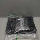 Bike Basket Rear  Folding Large Capacity Bicycle Storage Basket with Waterproof Cover, Collapsible Bike Milk Crate for Shopping, Outings, and Pet Transport, Great for E-Bikes, Black