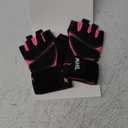 MhIL Workout Gloves for Women  Breathable Gym Gloves for Women with Palm Protection and Enhanced Grip  Padded Weight Lifting Glove for Womens with Wrist Wraps Support Weightlifting Exercise Cycling (Medium: 7.5  8 / 19.1  20.5 cm, Pink)