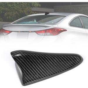 Shark Fin Antenna Cover fit for Hyundai Sonata 2015-2019, for Kia Optima 2014-2020,for Elantra Sedan 2011-2016,for Genesis Sedan G80 2015-2017 (Real Carbon Fiber(Specified Part))