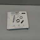 4-Digit Combination Cable Lock with 3 Steel Cables (9"/24"/47") - Secure Reset Only with Current Code - for Bike, Luggage, Gate, Shed, Cabinet - Gun Grey, 1 Pack