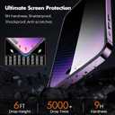 UNBREAKcable Privacy Screen Protector for iPhone 14 Pro Max, Shatterproof Tempered Glass [True 28Anti Spy] [9H Hardness] [Easy Installation Frame] Black Protector for iPhone 14 Pro Max 6.7" -2 Pack