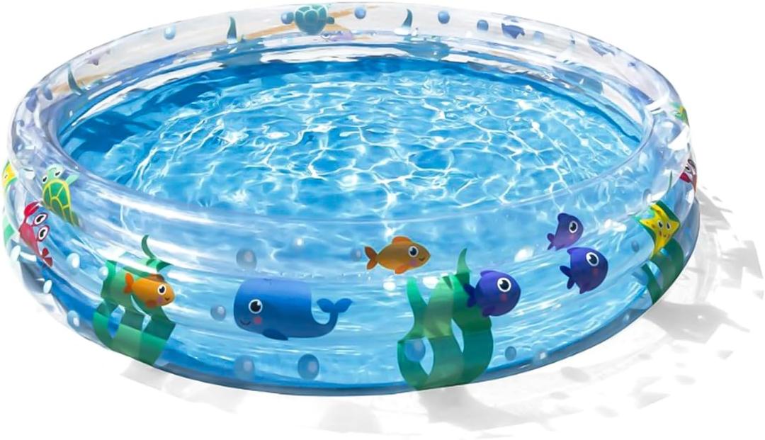 60" x 11.8" Swimming Pool for Pets, Swimming Pools for Outdoor and Backyard (Blue)