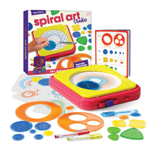 Dan & Darci Spiral Art Kit for Kids Craft Set for Girls & Boys Ages 612 Gifts for 6, 7, 8, 9, 10 Year Old Girl, Boy Toys and Crafts Kits Gift Arts Birthday Retro Vintage Ideas Drawing