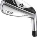 COOLO Utility Driving Iron, Easy Launch, Tee Shot Control & Accuracy(2# 17°, Left), Left, Graphite, SR, 2 Iron, 17°, LH