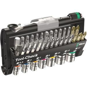 Tool-Check 1 BITS Assortment with Ratchet + SOCKETS