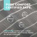 MOOIMOM Coolweave Postpartum Belly Band for C-Section Recovery, Breathable Maternity Abdominal Binder with Ergonomic Back Support, Adjustable Belly Wrap for Post Surgery Recovery, Waist & Core (Medium)