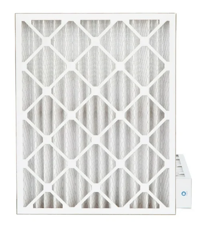 20x24x4 MERV 11 ( MPR 1000, FPR 7-8 ) Pleated 4" Air Filters for AC and Furnace. 2 PACK. Exact Size: 19-3/8 x 23-3/8 x 3-3/4