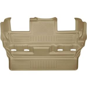 Husky Liners Weatherbeater Floor Mats | Fits 2015-2020 Cadillac Escalade; Chevrolet Tahoe; GMC Yukon w/2nd Row Bucket Seat | 3rd Row, 1-pc Tan - 19303
