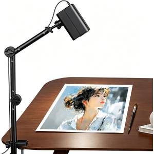 Art Projector for Tracing and Drawing - 5G/2.4G Dual-Band WiFi & App-Free Web Control - Supports Online/Offline Modes with Adjustable Stand for Artists, Cookie Decor - Compatible with iOS & Android