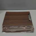 Clipboards, 4 Pack Wooden Clipboard Hardboard,Standard A4 Letter Size Wood Clip Boards for Office School Business Classroom