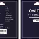 OwlTree 3 Pack Thermal Pads, 100x100mm, 0.5mm, 1mm, 1.5mm, Highly Efficient Thermal Conductivity 12.8W/mK, Heat Resistant Silicone Grease for Laptop Heatsink, CPU, GPU, SSD, IC, LED Cooler
