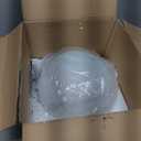 10" Milk Glass Pendant Light Mid Century Modern Globe Hanging Light Fixtures for Dining Room Kitchen Island Bedroom, Gold (Brass)