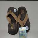 Skechers Women's Asana-Valley Chic Flip-Flop
 7