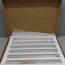 LZRS 2-Panel Wooden Free Standing Foldable Dog Gate Indoor  Solid Hardwood 24" High, Step-Over Safety Pet Gate for Doorways, Stairs & Small Spaces - Indoor Use, White