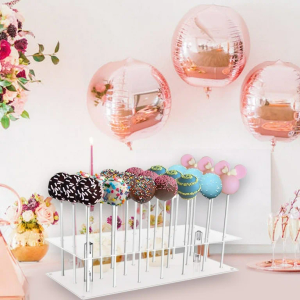 Material Sturdy Lollipop Display Rack Hole Candy Stand Party Use