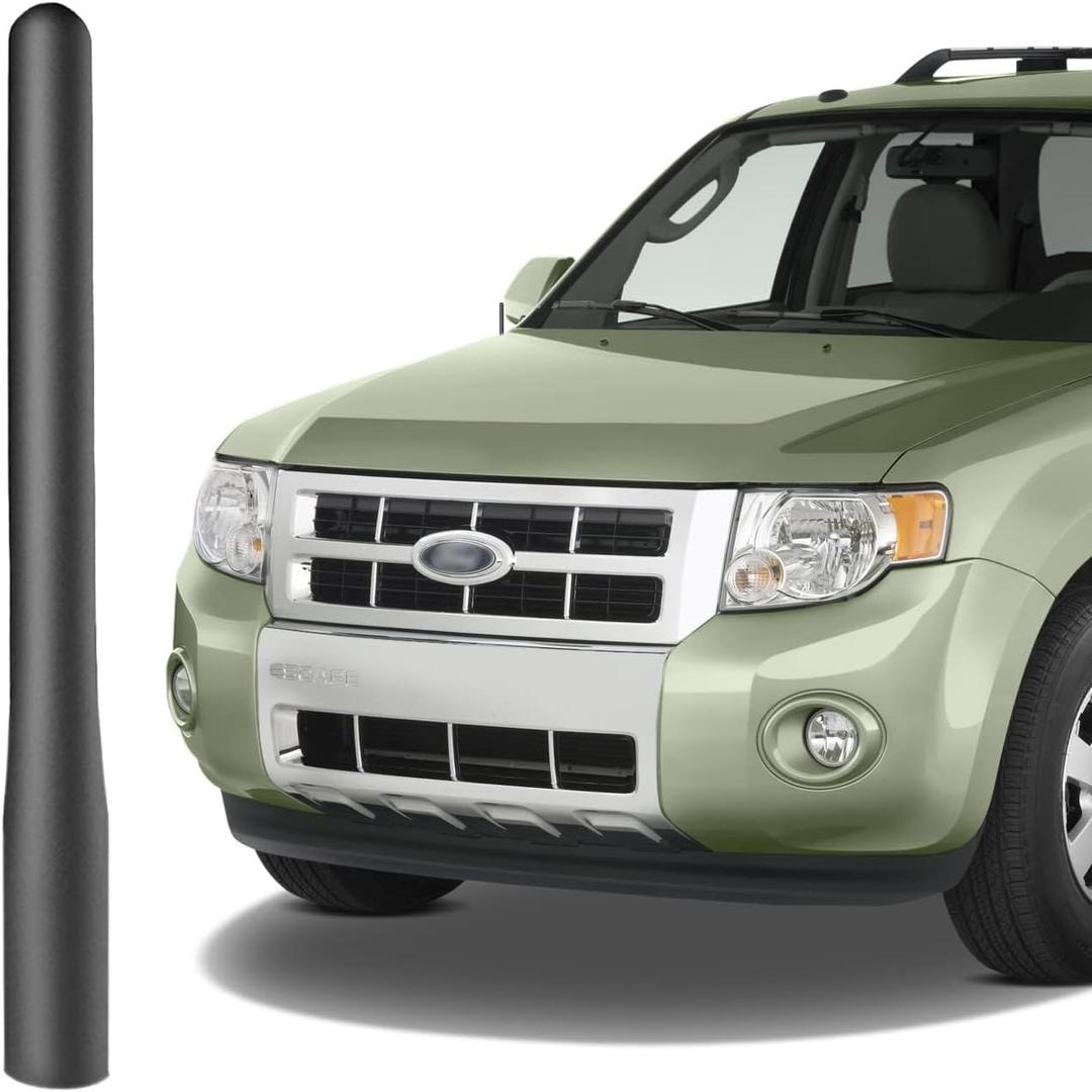 4 Inch Antenna Replacement for Ford Escape (2008-2012), Ford Escape Antenna, Short Aluminium Alloy Antenna Mast