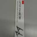 Portable Aluminum Alloy Laptop Stand, 7-Level Adjustable, Foldable, Ergonomic, Suitable for Laptops up to 18 Inches, Grey Metal