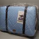 Bedside Dog Bed, 6-Height Adjustable Elevated Cat Bed for Small & Medium Puppy & Cat, Extension for Human Bed, Pet Bassinet with Removable & Washable Cover, Dogs Couch with Sides (30" L x 21" W)