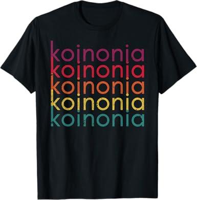 Vintage Koinonia Christian T-Shirt XL