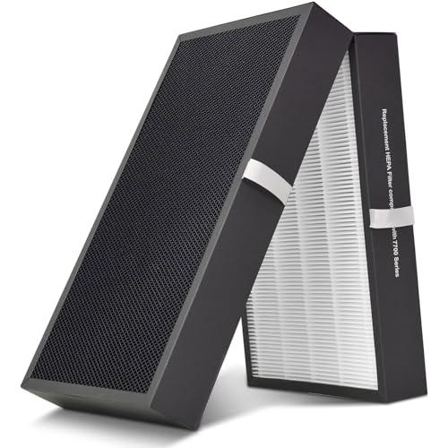 REEPLAR 7700 Smart Filter Replacement Compatible with Blueair protect 7770i and 7710i Air Purifiers, Filters Airborne Pollen, Dust, Pet Dander, Cooking Odors etc.