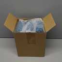 Patelai 12 Pack Light Blue Gingham Cups 13.5 oz Clear Blue Checkered Plastic Cups with Lid and Straw Reusable Plastic Plaid Tumbler for Baby Shower Wedding Birthday Bachelor Party Supplies