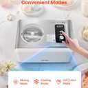 VEVOR Automatic Ice Cream Maker with Built-in Compressor, 2 Quart No Pre-freezing Gelato Maker, Electric Sorbet-Maker, 3 Modes Compressor Ice Cream Machine for Home Kitchen