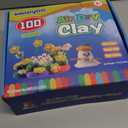 Ixiaoyoo Air Dry Clay, 100 Colors Modeling Clay for Kids, Safe & Non-Toxic, DIY Model Art & Crafts Toys with Sculpting Tools, Home Party Favors, Birthday Toys Gift for Ages 3-12 Boys & Girls