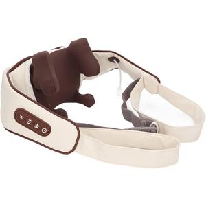 SKY LAND Shiatsu Neck and Shoulder Heat Massager - Electric 3D Kneading Massage Pillow with Soothing Heat for Shoulder, Leg, and Body Muscle Pain Relief. Perfect for Home, Office, and Car Use-EM-6125