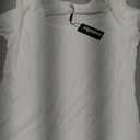 Zeagoo White T Shirts for Women Scoop Neck Short Sleeve Top Ladies Business Casual Basic Fitted Tee Clothes L