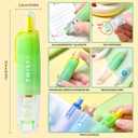 2 x Double-Sided Tape Roller, 0.24In16.4Ft, 360 Rotating Head, Refillable Core, Retractable Tape Dispenser for Scrapbooking and Crafts(Blue1 Main Body+ 4 Replacement Refills)