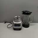 BLACK+DECKER PowerCrush Multi-Function Blender with 6-Cup Glass Jar, 4 Speed Settings, Silver