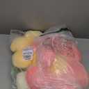 Reginary 4 Pcs Flower Floor Pillows Cute Plush Flower Throw Pillows Daisy Floor Seat Cushion Chair Pads for Back to School First Day of School for Sofa Couch Bed Decor(15 Inch,Light Color)