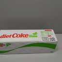 Diet Coke Lime Soda Soft Drink Fridge Pack Cans, 12 fl oz, 12 Pack (EXP 06/26/26)