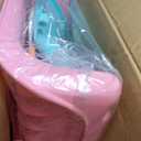 2 in 1 Toddler Swing Jumper, Swing Set for Indoor/Outdoor, Baby Jumpers and Bouncers, Easy to Assemble & Store, Suitable for Children 6 Months and Older (Pink)