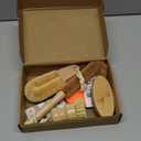 ECO Friendly Kitchen Cleaning Set, Wood & Bamboo Brushes for Dishes, Pots, Pans & Vegetables