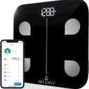 INEVIFIT Smart Body Fat Scale, BMI Highly Accurate Bluetooth Digital Bathroom Body Composition Analyzer. Measures Body Fat, Water, Muscle, Bone Mass & More for Unlimited Users