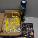 Glow in the Dark Party Supplies for Kids Adults, Light Up Party Favors with 57 LED Light Up Toys, 100 Glow Sticks Bulk DIY Glow Necklaces Glasses Bracelets Headband, Neon Party Supplies & Decorations