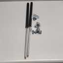 HUOPO 23 inch Gas Struts for Heavy Lid, 200 lbs Heavy Duty Gas Shocks Lift Support for RV Bed Basement Door Floor Hatch Outdoor Window(Gas Struts with Mounting Brackets), 2 Packs