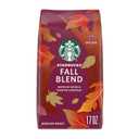 Starbucks Ground Coffee, Medium Roast Coffee, Fall Blend, 100% Arabica, Limited Edition, 1 Bag (17 Oz) (1.06 Pound (Pack of 1)), Best By: 06/01/2026
