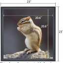 ASXBMIJO 21x21 inch Picture Frame Solid Wood 21x21 Photo Frame 21x21 Poster Frame (A23B2121)