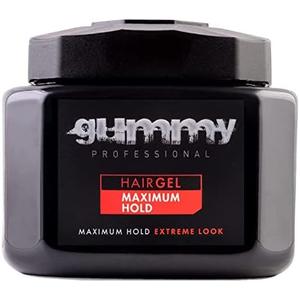 Gummy Hair Gel Maximum Hold Extreme Look 23.5 Ounce (700ml) (Pack of 1)